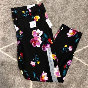 NWT Old Navy Floral Pixie Cut Pants
